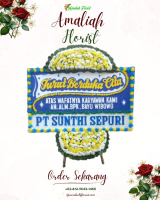 Papan Bunga Duka di Tanjung Palas