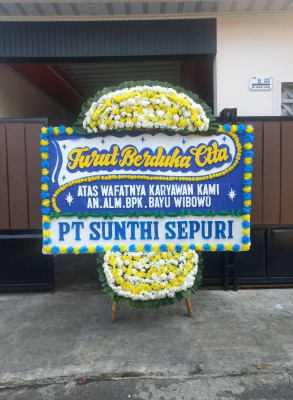 Papan Bunga Duka di Tanjung Palas