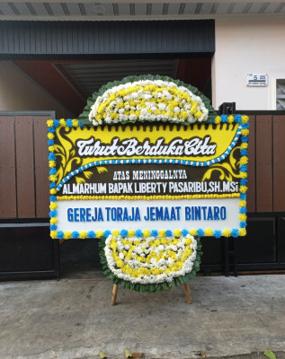 Papan Bunga Duka di Tanjung Palas