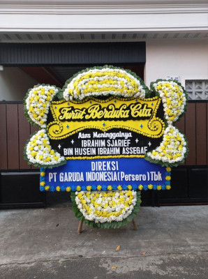 Papan Bunga Duka di Tanjung Palas