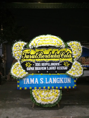 Papan Bunga Duka di Tanjung Palas