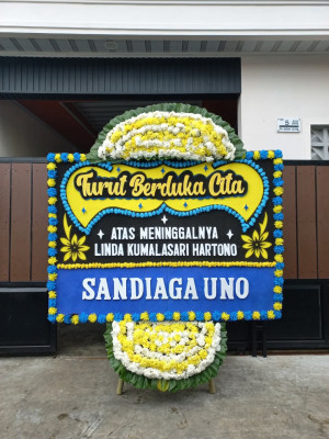 Papan Bunga Duka di Tanjung Palas